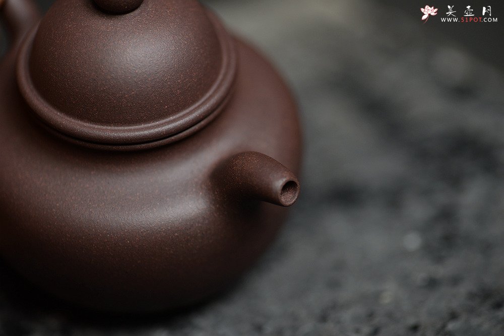 紫砂壶图片：美壶特惠 原矿紫泥 传统经典 寿珍掇球 - 宜兴紫砂壶网