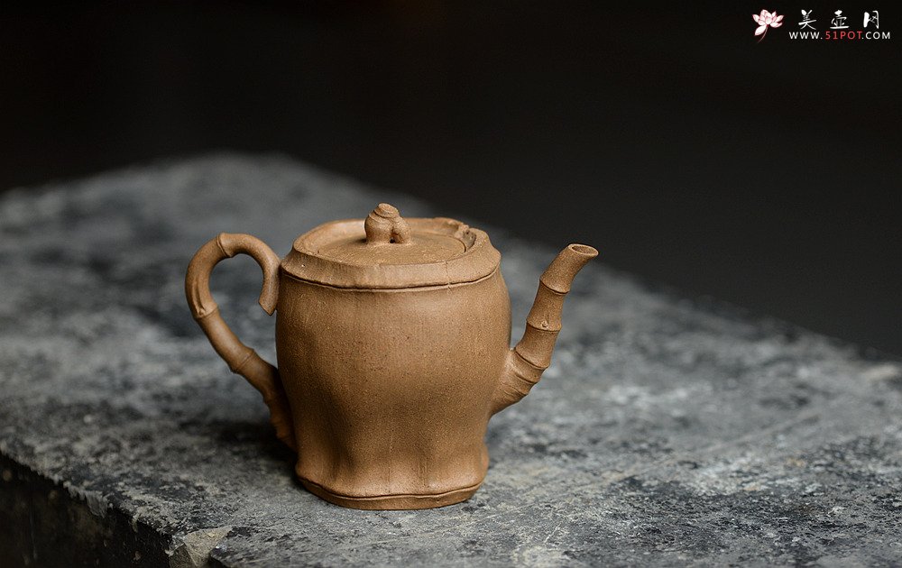 紫砂壶图片：林秀明原创作品 全手清逸 灵秀之作 古朴自然 - 宜兴紫砂壶网