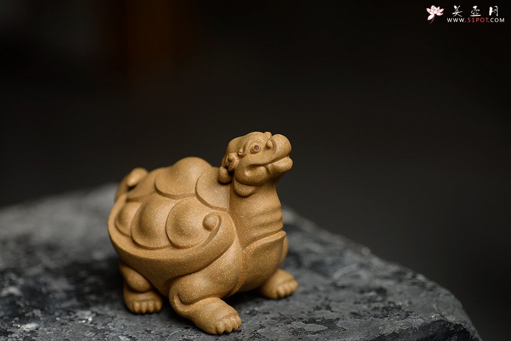 紫砂壶图片：优质段泥 做工精致 龙龟茶宠 - 宜兴紫砂壶网