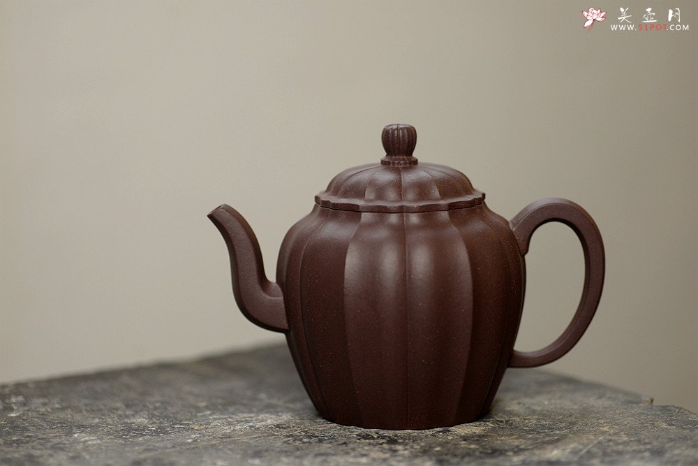 紫砂壶图片：筋囊大品 明针优秀 性价比突出~ 水仙 线条优美 - 宜兴紫砂壶网