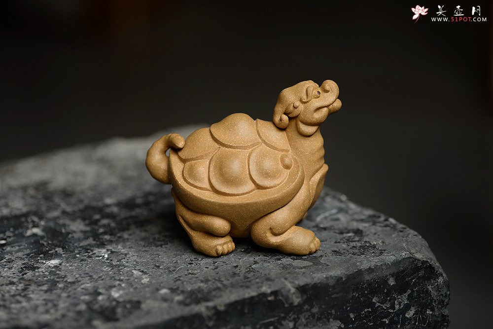 紫砂壶图片：优质段泥 做工精致 龙龟茶宠 - 宜兴紫砂壶网
