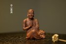 紫砂壶图片：全手雕塑 栩栩如生 精品修心罗汉~ - 宜兴紫砂壶网