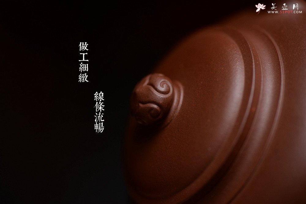 紫砂壶图片：精工实力派储俊伟代表作 厚雅飘逸 经典实用 全手小处处如意 - 宜兴紫砂壶网