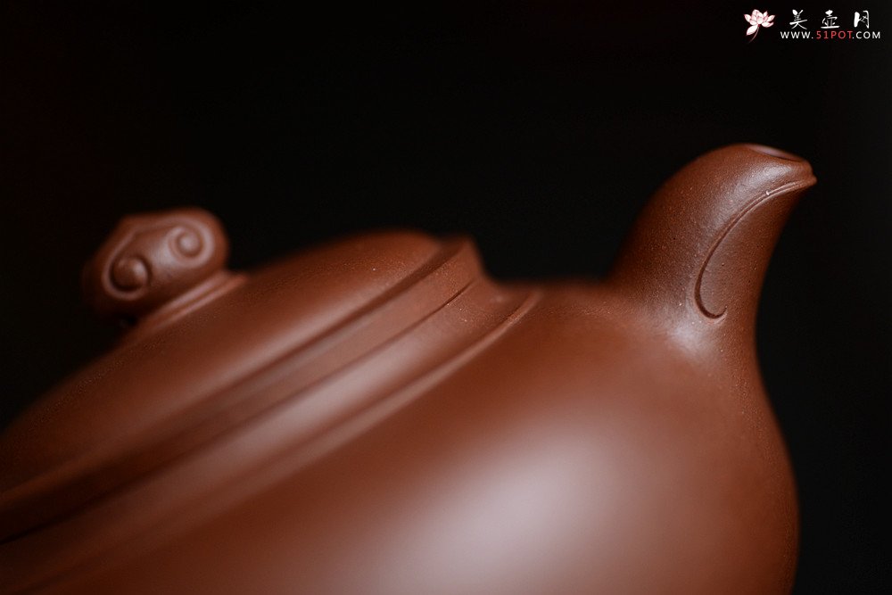 紫砂壶图片：精工实力派储俊伟代表作 厚雅飘逸 经典实用 全手小处处如意 - 宜兴紫砂壶网