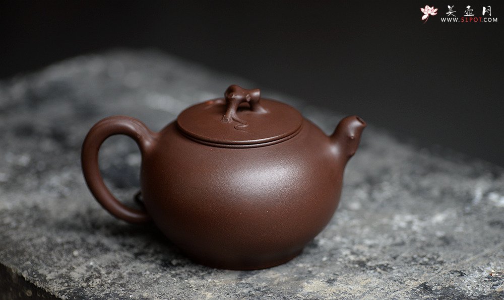 紫砂壶图片：高雪琴全手花趣 线条流畅 构思精妙 新意花器 - 宜兴紫砂壶网