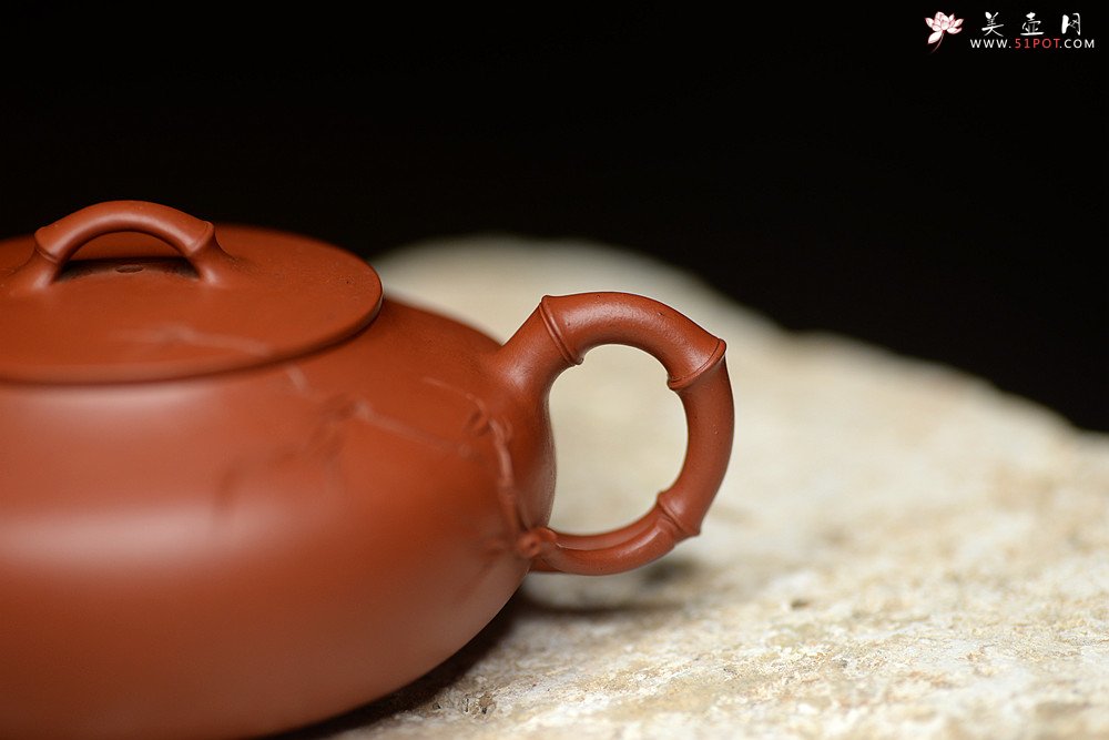 紫砂壶图片：潘丹初新作  美人如竹  全手芳竹  成品不易仅此一件不接受定做 - 宜兴紫砂壶网