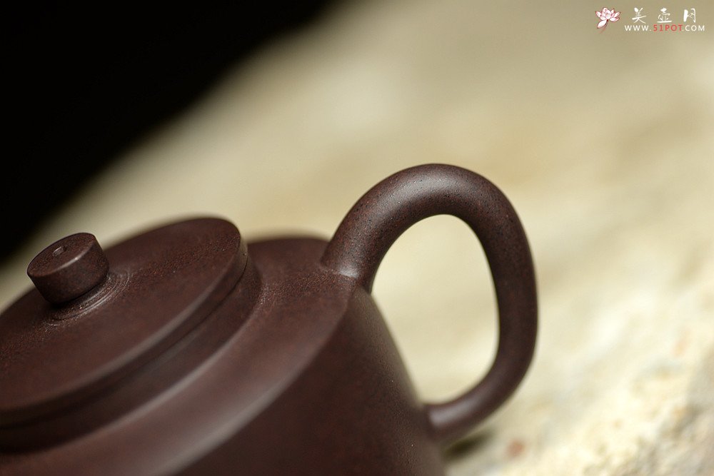 紫砂壶图片：美壶特惠 古朴文气 炮管直流 小德中 - 宜兴紫砂壶网