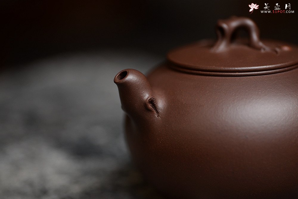 紫砂壶图片：高雪琴全手花趣 线条流畅 构思精妙 新意花器 - 宜兴紫砂壶网