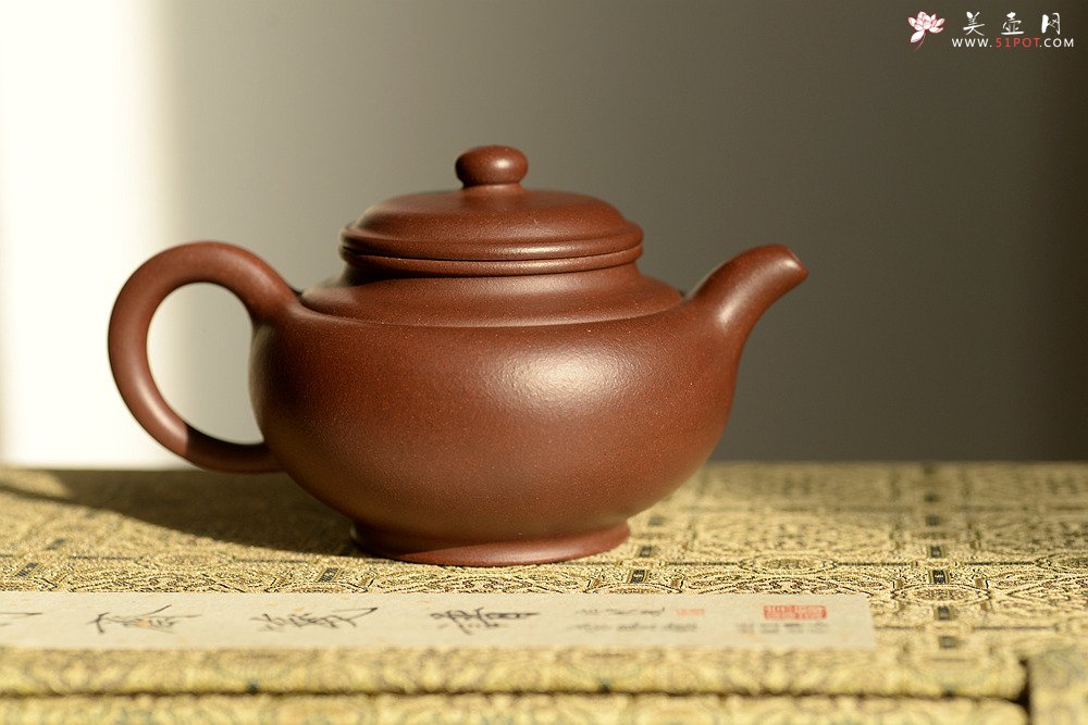 紫砂壶图片：线条优美  经典实用 全手线掇  - 宜兴紫砂壶网