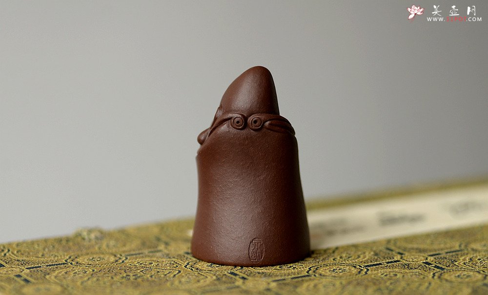 紫砂壶图片：精品茶宠 手把件 精致  守禅 - 宜兴紫砂壶网