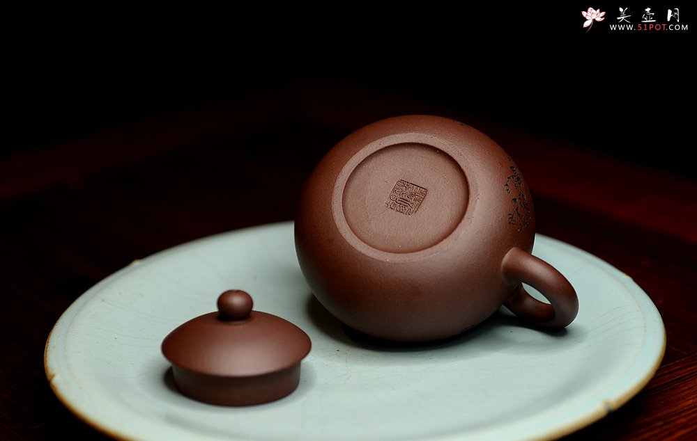 紫砂壶图片：谭华斌近作 道洪风格之玉露 刀法精炼 可人小壶 美壶特惠 - 宜兴紫砂壶网