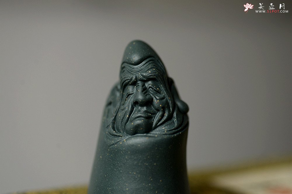 紫砂壶图片：精品茶宠 手把件 精致  守禅 - 宜兴紫砂壶网