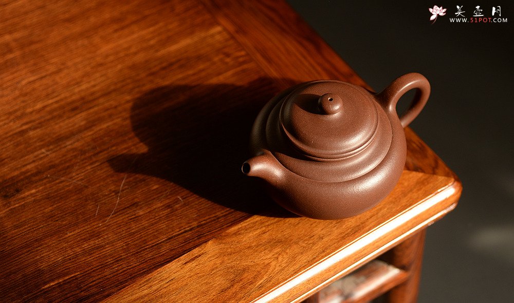 紫砂壶图片：线条优美  经典实用 全手线掇  - 宜兴紫砂壶网