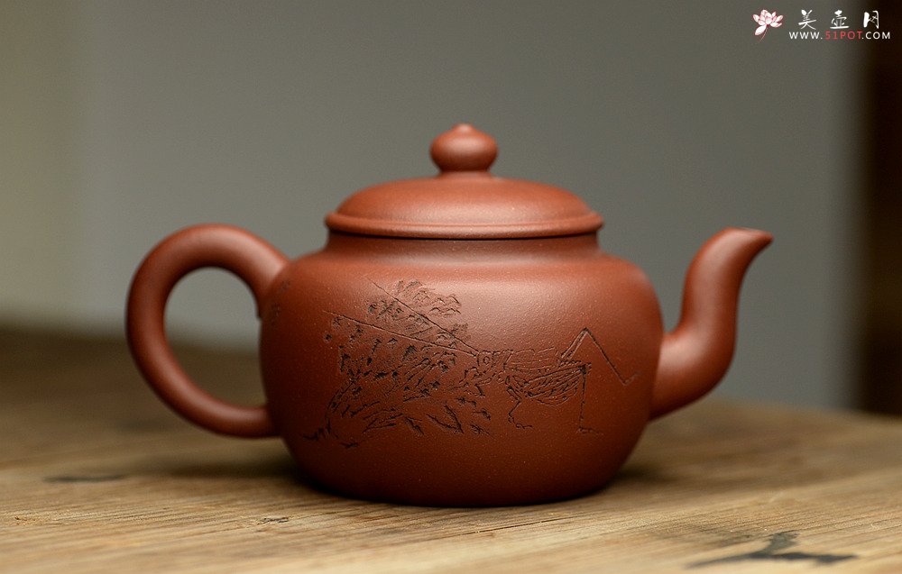 紫砂壶图片：幽趣之小宫灯 文气装饰实用品 - 宜兴紫砂壶网