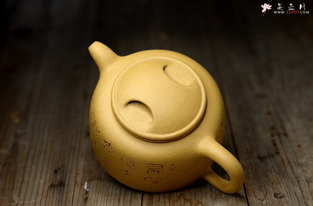 紫砂壶图片：曲峰大气作品 全手大牛盖莲子 实力精品 - 宜兴紫砂壶网