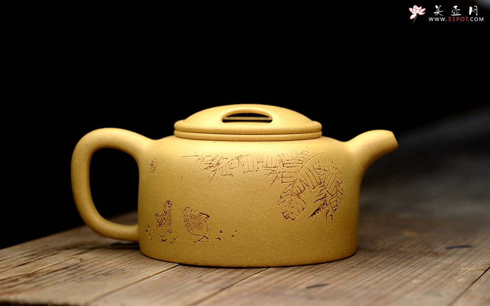 紫砂壶图片：曲峰大气作品 全手大牛盖莲子 实力精品 - 宜兴紫砂壶网