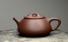 紫砂壶图片：陆轶舟作品 景舟石瓢 相映得趣  文气实用~ - 宜兴紫砂壶网
