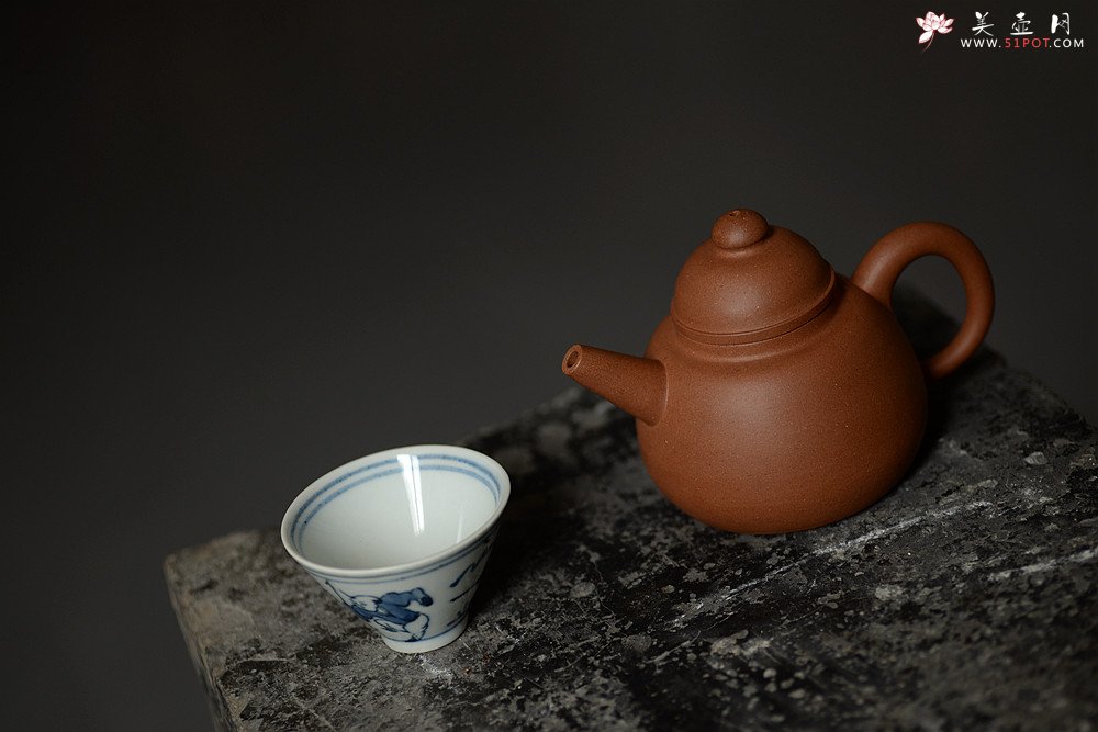 紫砂壶图片：摹古明式 风格粗犷 淞庐出品~ 全手永乐 【paowang】 - 宜兴紫砂壶网