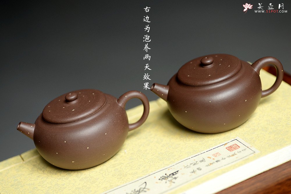 紫砂壶图片：潜力股陈春妹 自藏老拼紫 全手铺砂明式巨轮 做工精致 性价比明显 - 宜兴紫砂壶网