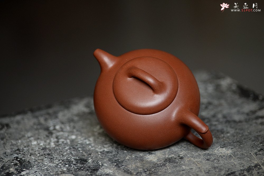 紫砂壶图片：施梦佳全手新作 舒展温润 扁而不僵 过桥扁腹 - 宜兴紫砂壶网