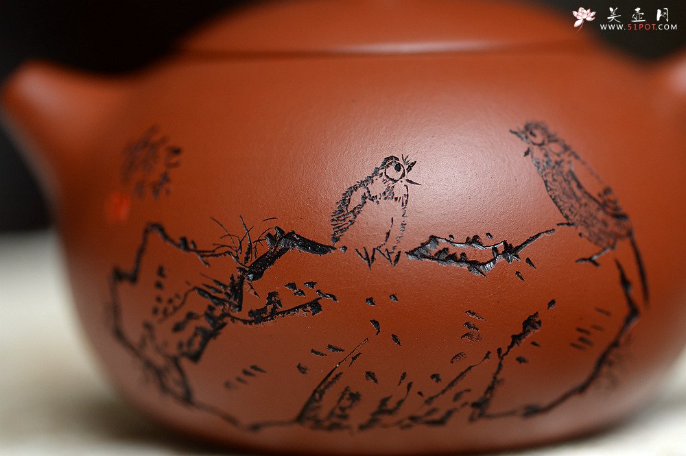 紫砂壶图片：小巧可人 实用有趣 原矿赵庄朱泥之西施 - 宜兴紫砂壶网