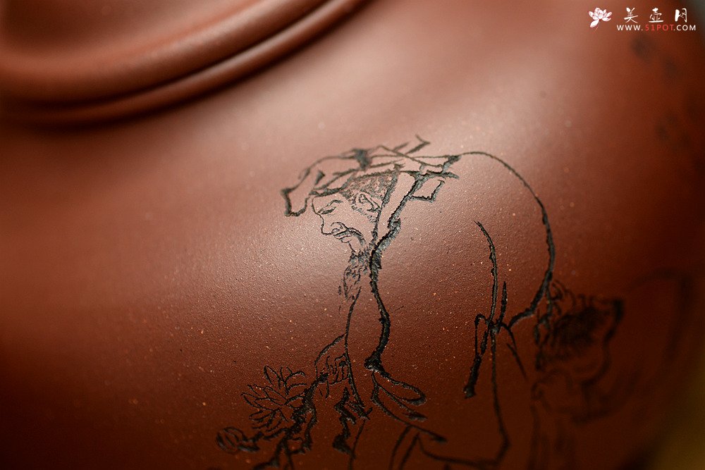 紫砂壶图片：大气饱满 优质清水 传统掇球 茶聚实用 - 宜兴紫砂壶网