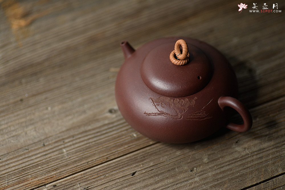 紫砂壶图片：高路装饰 别样心意~ 全手静远  - 宜兴紫砂壶网