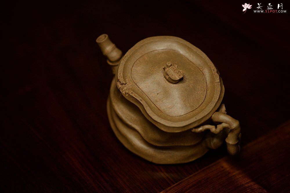 紫砂壶图片：林秀明原创学院派 道法自然  全手闻竹系列 文气十足 - 宜兴紫砂壶网