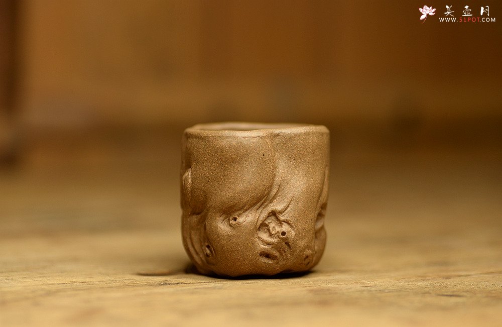 紫砂壶图片：美壶特惠 全手制作 特色主人杯 - 宜兴紫砂壶网