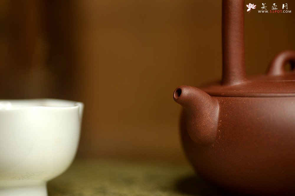 紫砂壶图片：张悦全手工新品 光明提梁 难度大 极品底槽清 - 宜兴紫砂壶网