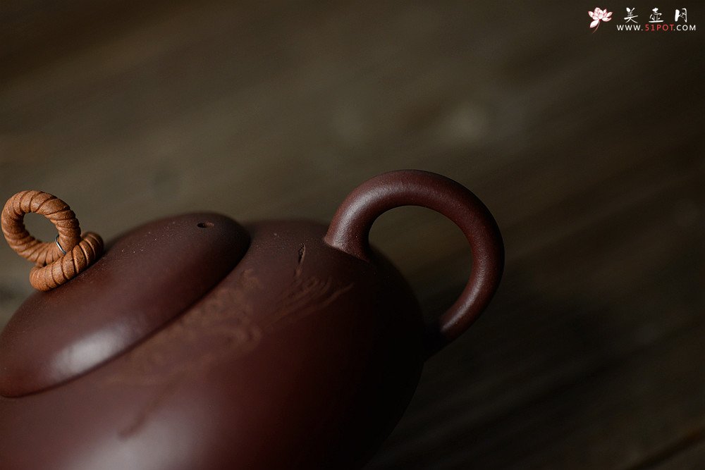 紫砂壶图片：高路装饰 别样心意~ 全手静远  - 宜兴紫砂壶网