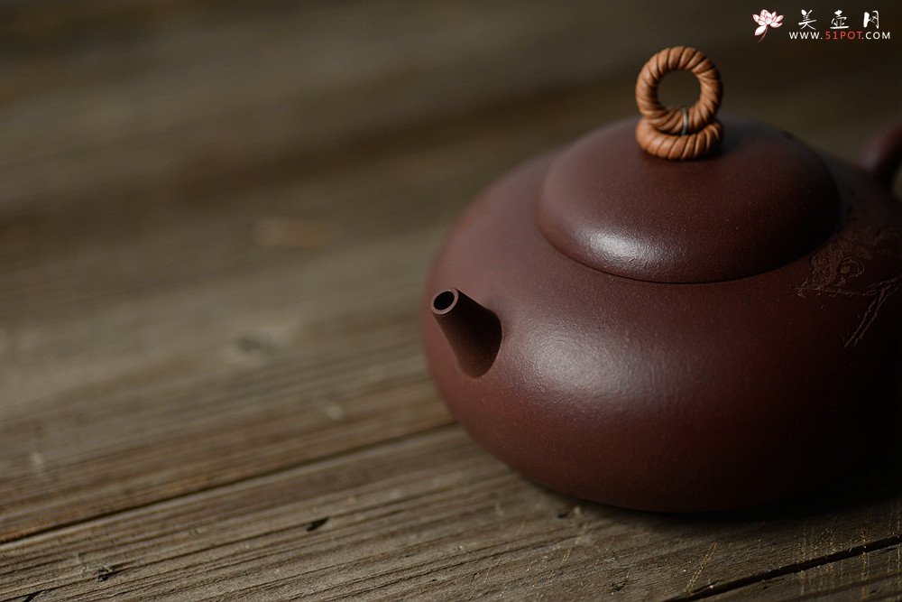 紫砂壶图片：高路装饰 别样心意~ 全手静远  - 宜兴紫砂壶网