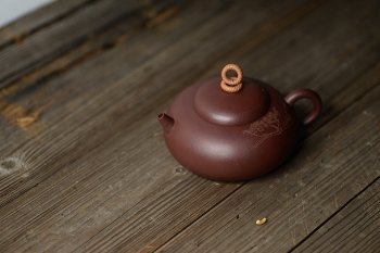 紫砂壶图片：高路装饰 别样心意~ 全手静远  - 宜兴紫砂壶网