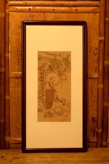 紫砂壶图片：谭华斌精心装饰 罗汉壁画 送礼自珍佳作 - 宜兴紫砂壶网