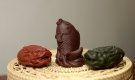 紫砂壶图片：紫砂摆件 做工精致 栩栩如生 鲤鱼~金蟾 - 宜兴紫砂壶网