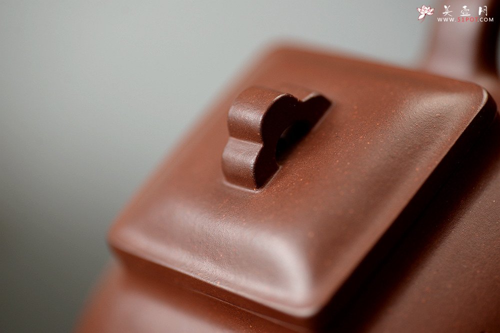 紫砂壶图片：何卫枫全手新作 强强联合 国工师陈宏林装饰 全手经典孤菱 - 宜兴紫砂壶网