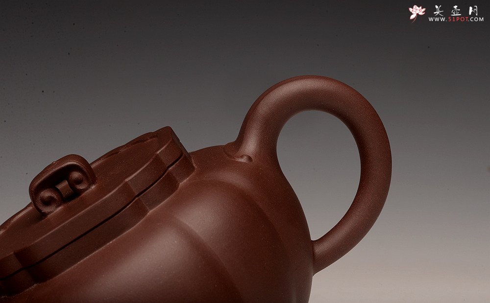 紫砂壶图片：酒虎最新力作 做工精致 器形周正 全手工太极如意 - 宜兴紫砂壶网