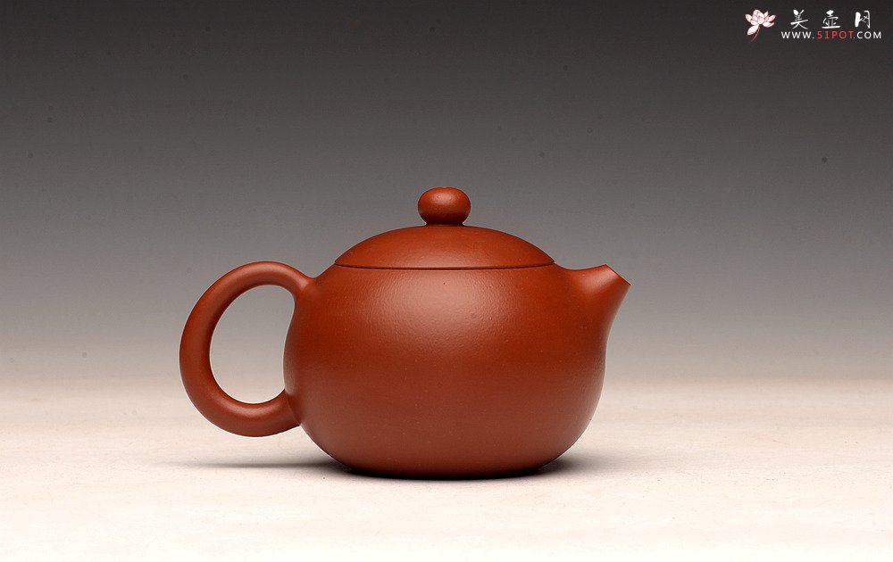 紫砂壶图片：娇艳可人 灵气之作 赵庄朱泥之精品西施  - 宜兴紫砂壶网