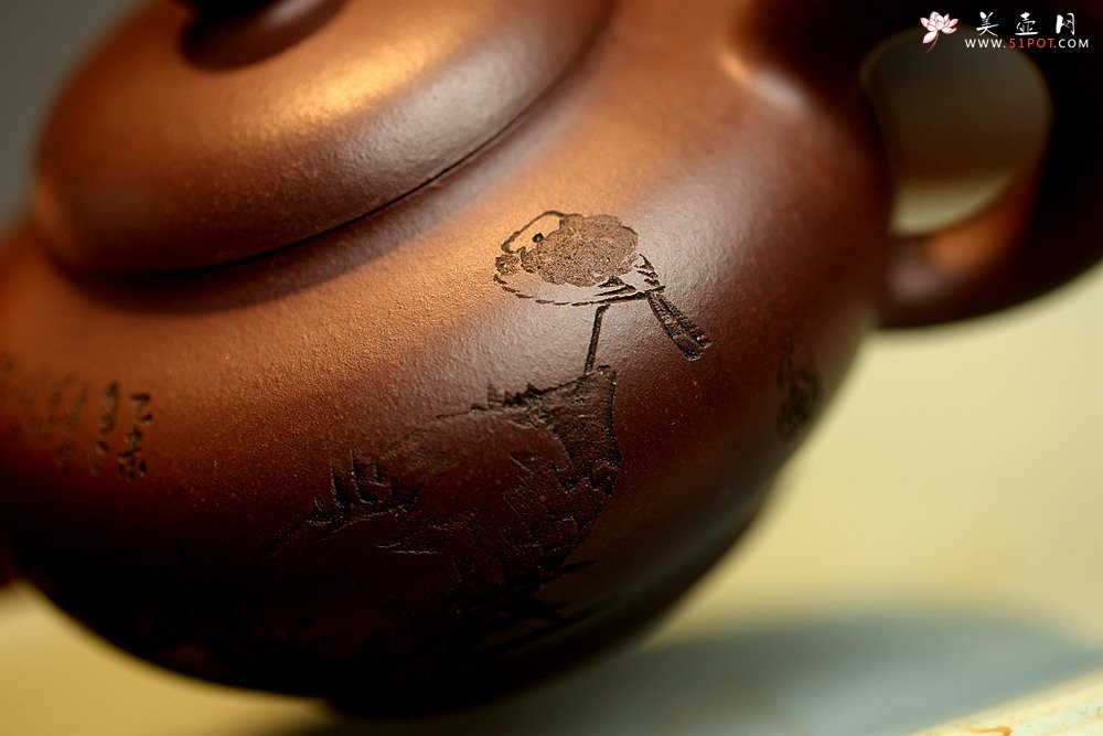 紫砂壶图片：谭华斌近作 道洪风格之玉露二式 刀法精炼 可人小壶 美壶特惠 - 宜兴紫砂壶网
