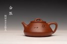 紫砂壶图片：周斌全手力作  优质油润降坡泥 合瓢 知秋装饰 - 宜兴紫砂壶网
