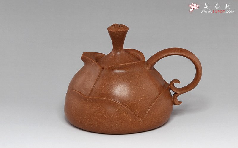 紫砂壶图片：荷韵壶 - 宜兴紫砂壶网
