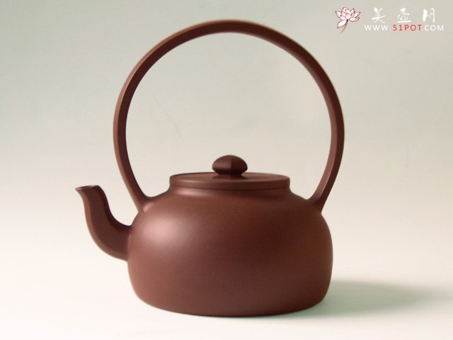 紫砂壶图片：大彬提梁 - 宜兴紫砂壶网