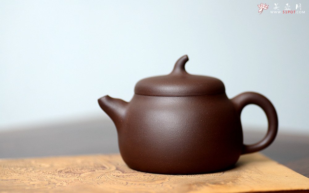 紫砂壶图片：美壶特惠 端庄大方 实用器型 匏瓜壶 - 宜兴紫砂壶网