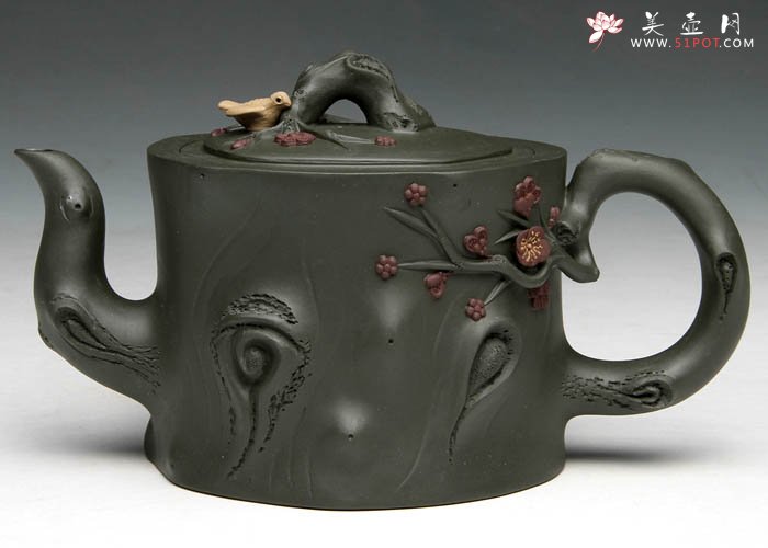 紫砂壶图片：梅桩 - 宜兴紫砂壶网