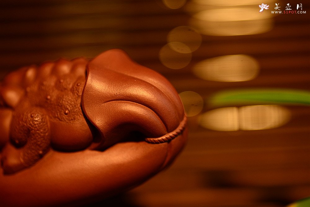 紫砂壶图片：金蟾 做工精致 栩栩如生 和气生财 茶盘尤物 - 宜兴紫砂壶网