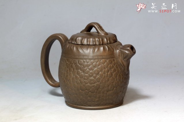 紫砂壶图片：皮桶壶 - 宜兴紫砂壶网