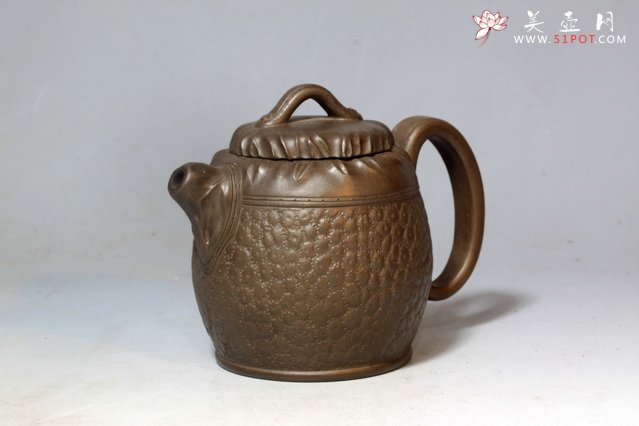 紫砂壶图片：皮桶壶 - 宜兴紫砂壶网