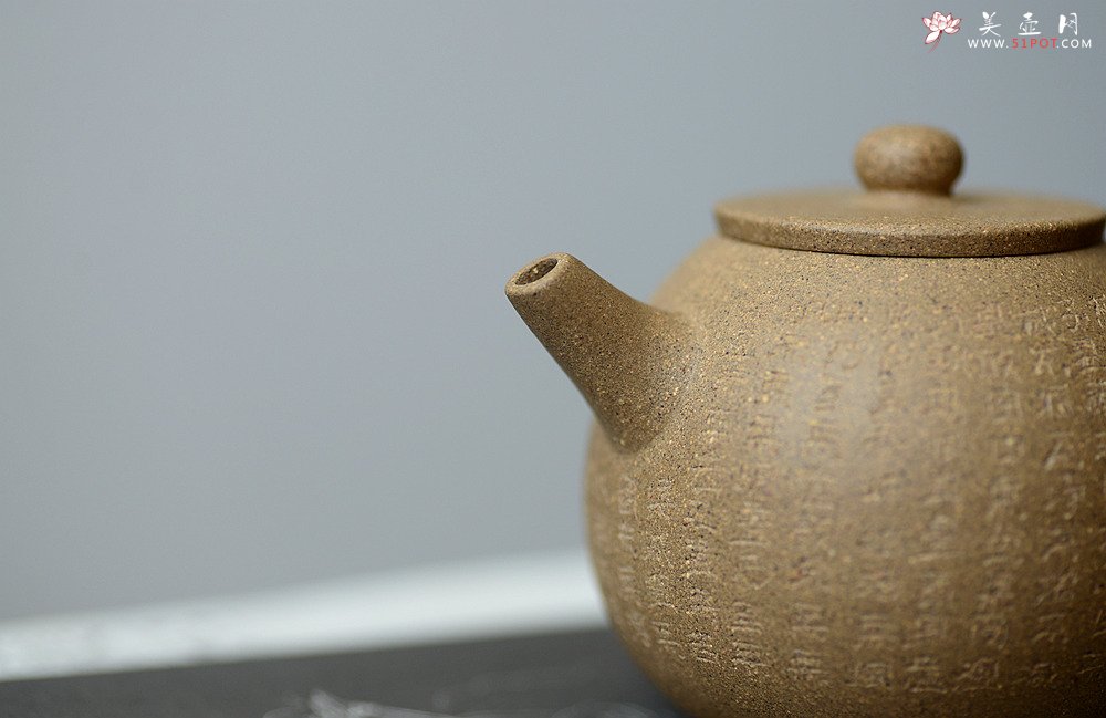 紫砂壶图片：美壶特惠 心经小巨轮  杀茶利器 茶人最爱 - 宜兴紫砂壶网