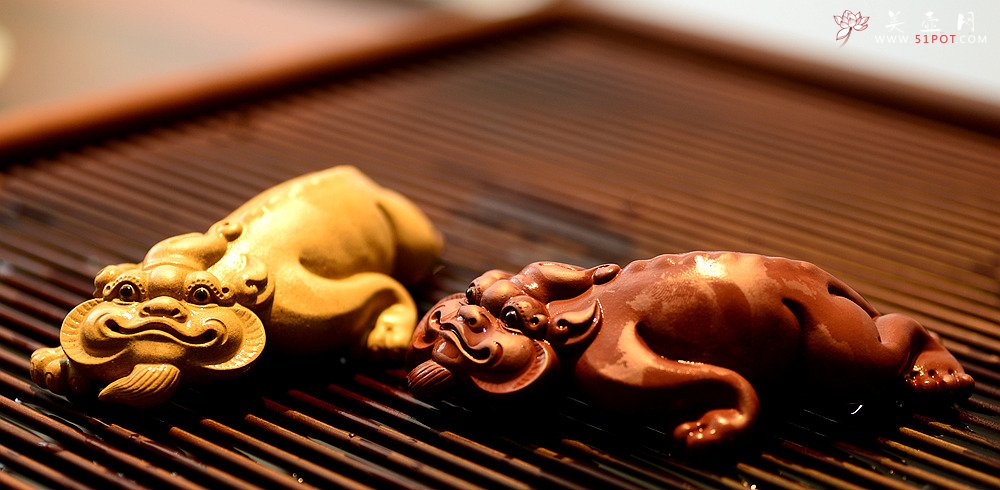 紫砂壶图片：美壶特惠 做工精细 生动传神 貔貅~~茶盘尤物 - 宜兴紫砂壶网