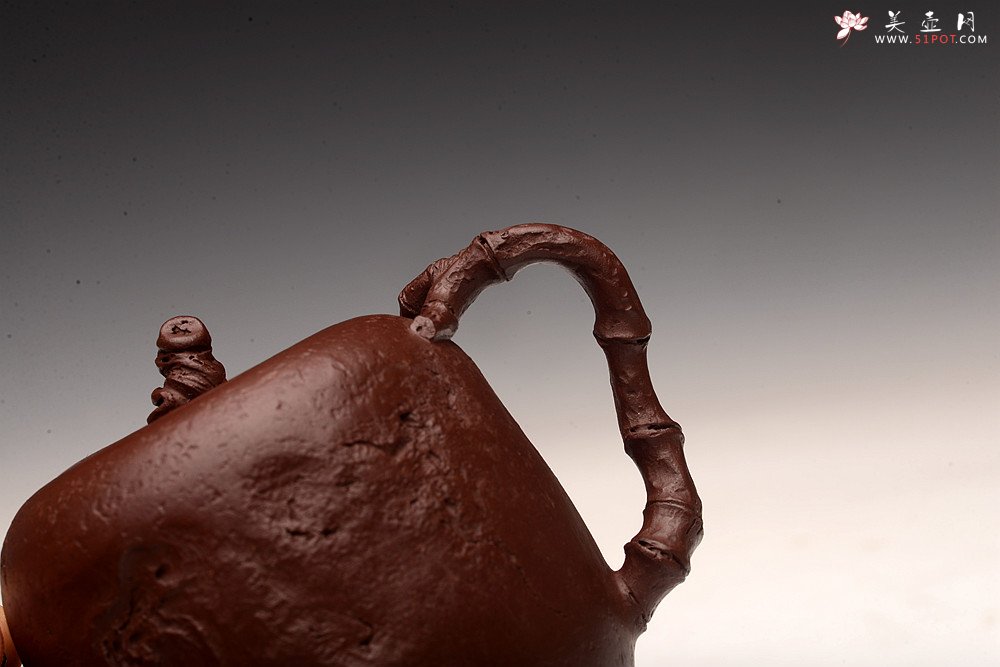 紫砂壶图片：潘丹初全手新作 泥‘玄’系列之玄石 古拙文气  石竹 峥嵘岁月 - 宜兴紫砂壶网